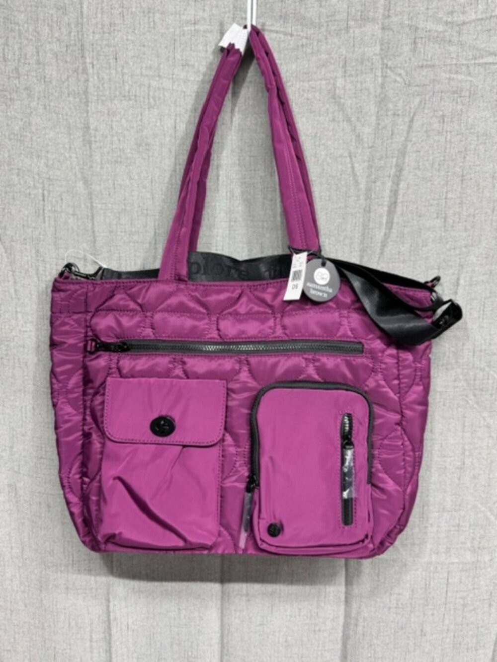 Samantha Brown Anti-Theft Travle Tote - Purple